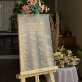 Custom Acrylic Wedding Seating Chart